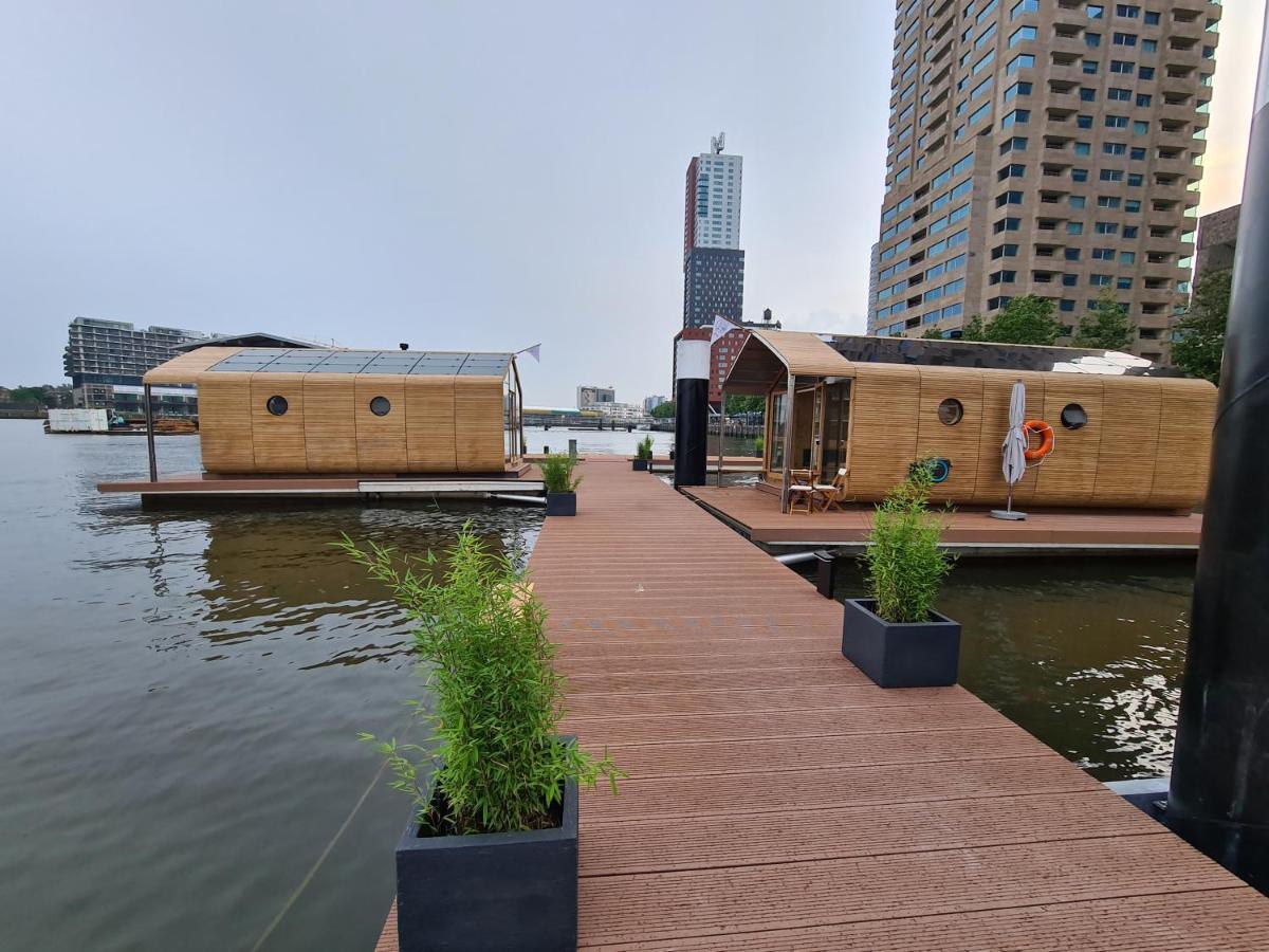 Wikkelboat Nr1 at Floating Rotterdam Rijnhaven Villa Eksteriør bilde