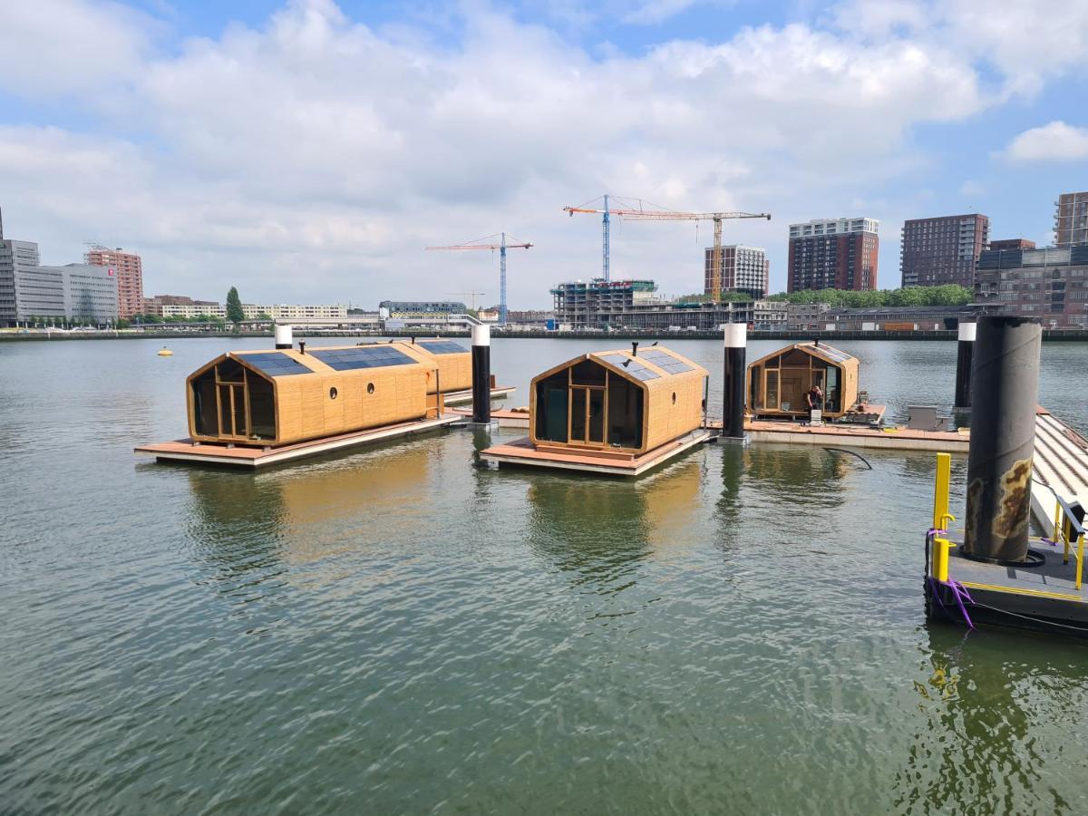 Wikkelboat Nr1 at Floating Rotterdam Rijnhaven Villa Eksteriør bilde
