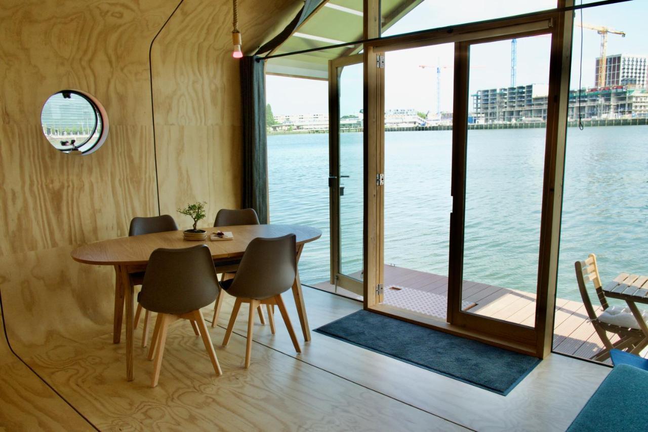 Wikkelboat Nr1 at Floating Rotterdam Rijnhaven Villa Eksteriør bilde